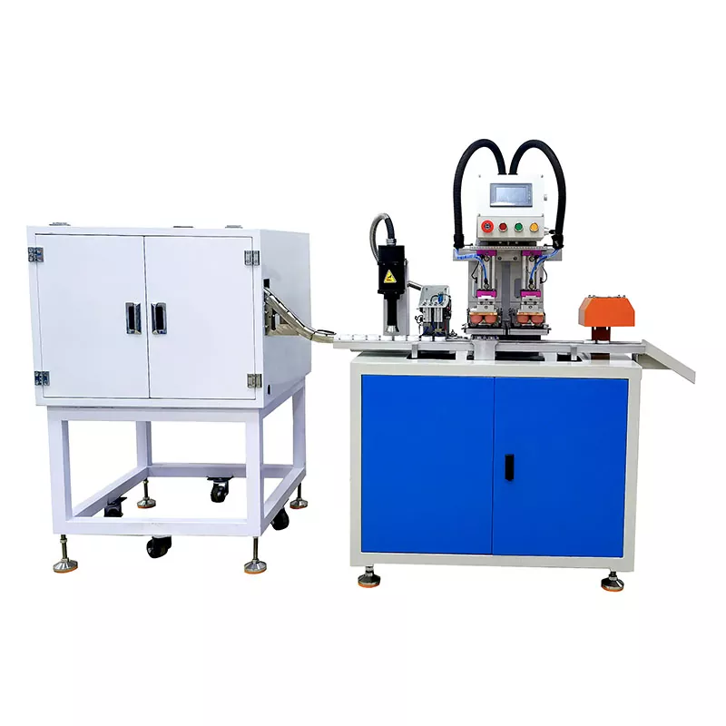 Tamponski tiskalnik z 2 barvnimi zamaški za steklenice s plazma obdelavo