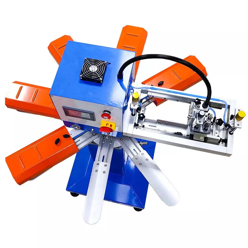 Stroj za sitotisk protizdrsnih nogavic