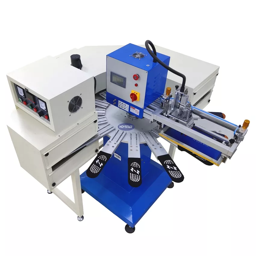 Sitotiskarski stroj za velike nogavice